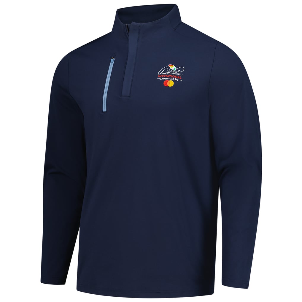  Arnold Palmer Invitational Puma Cloudspun Tech Quarter-Zip Pullover - Navy
